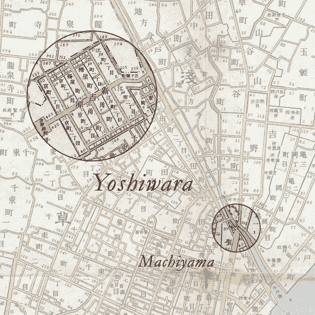 Map: Yoshiwara