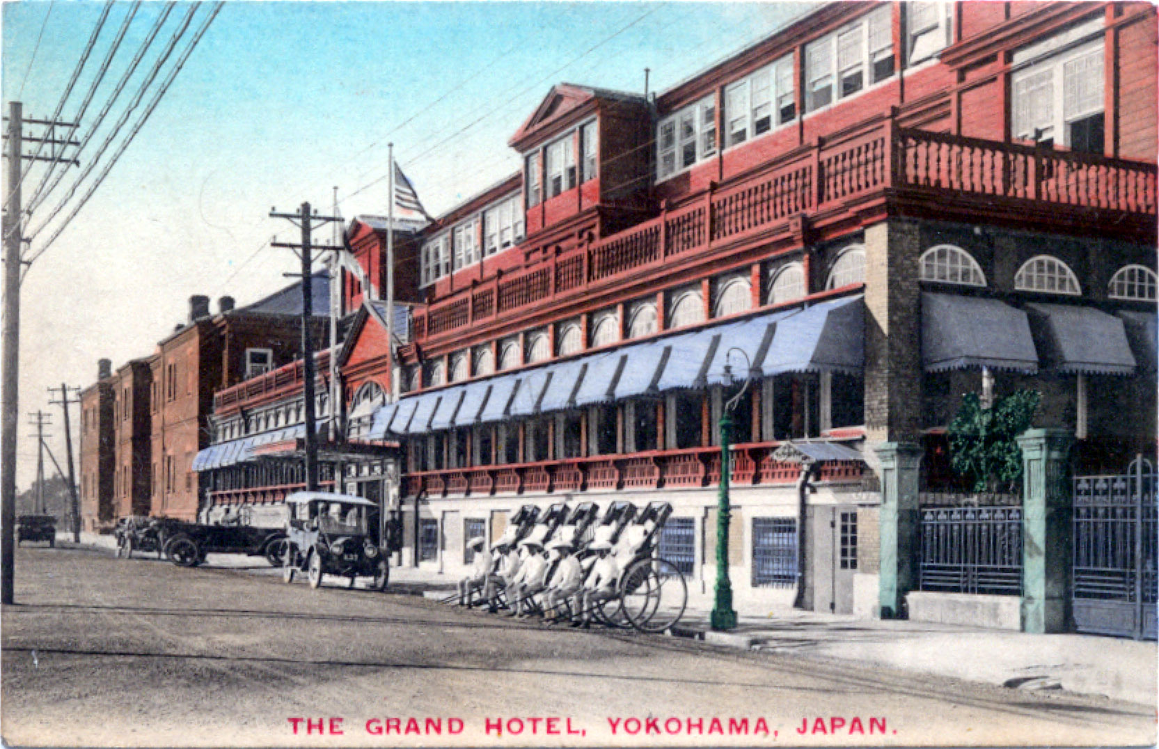 Grand Hotel Yokohama C 1910 Old Tokyoold Tokyo