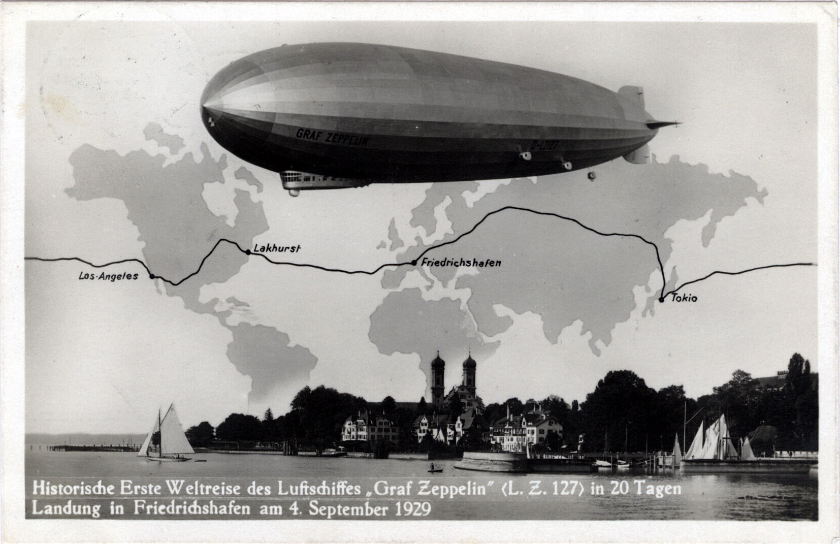Image result for graf zeppelin around the world 1929