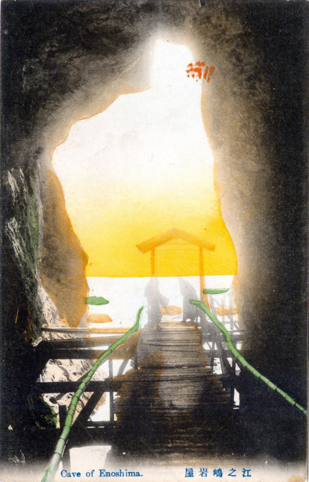 Cave of Enoshima, c. 1910.