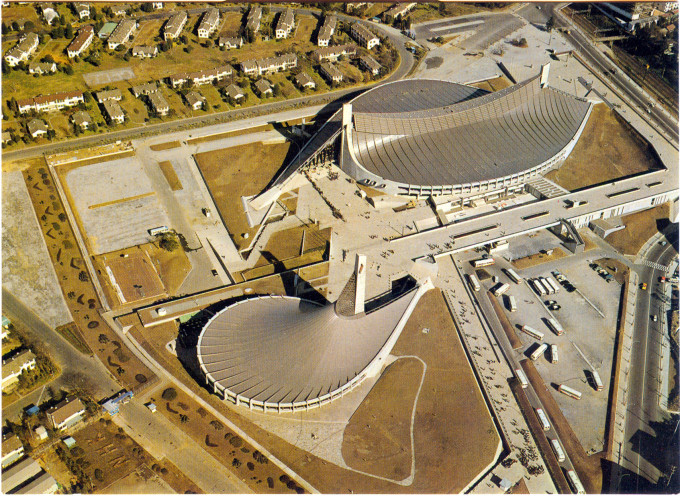 Yoyogi National Gymnasium, Tokyo Olympics, 1964.