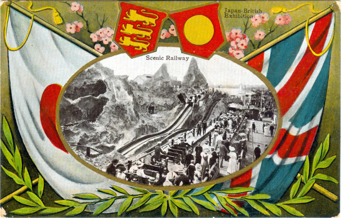 Scenic Railway, Japan-British Exhibition, 1910.