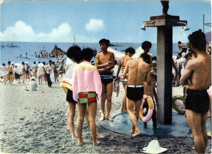 Enoshima/Fujisawa beach, c. 1960.