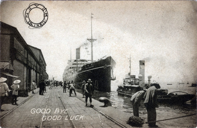 NYK Line, Yokohama, c. 1920.