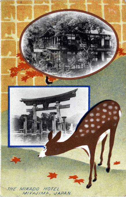 Mikado Hotel, Miyajima, c. 1910.