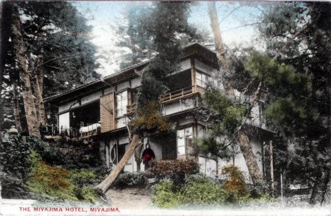 Miyajima (Mikado) Hotel, Miyajima, c. 1910.